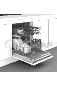 Встраиваемая посудомоечная машина 60 см HI 4D66 DW, нержавеющая сталь, 59.8 см, 14 компл., 46 дБ, класс A