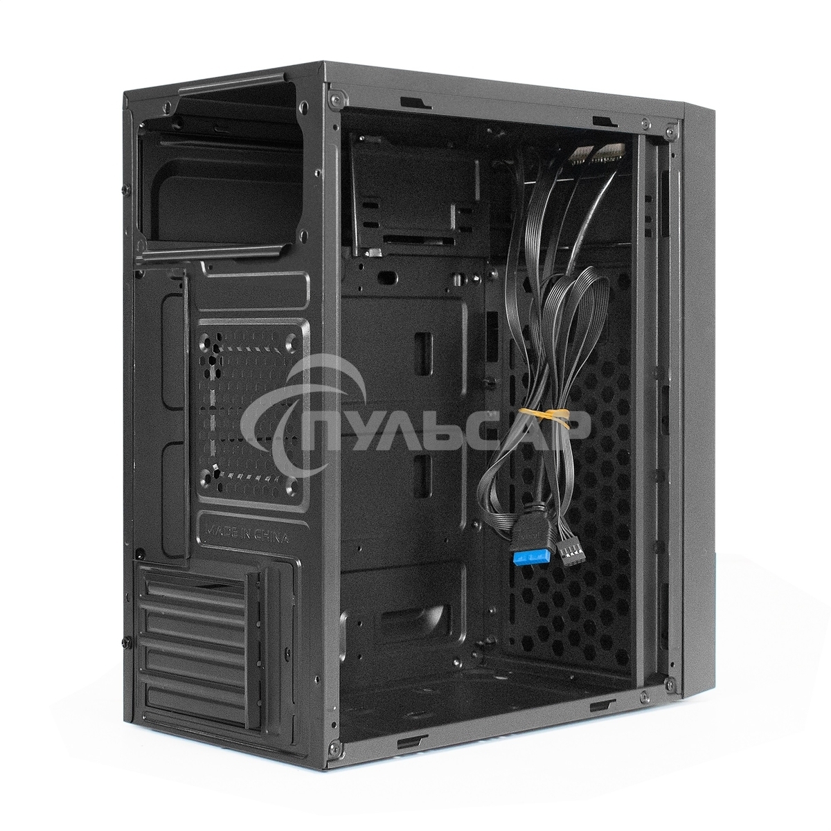 Компьютерный корпус Minitower ExeGate BAA-114U2-UNS350 (mATX, БП UNS350 с вент. 12см, 1*USB+2*USB 3.0, аудио, черный)