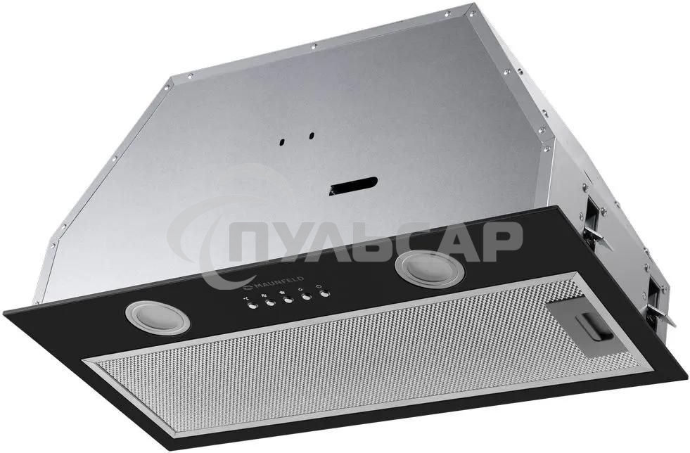 Вытяжка встраиваемая Maunfeld Trapeze 602M черный, 60 см, 1150 куб. м/ч, 54 дБ