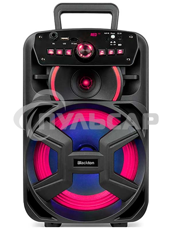 Портативная акустика Blackton Bt PBS2110 черный Мощность RMS 8 Вт Bluetooth