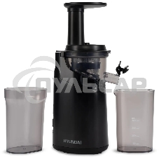 Соковыжималка шнековая Hyundai HY-JS2323 120Вт рез.сок.:400мл. черный