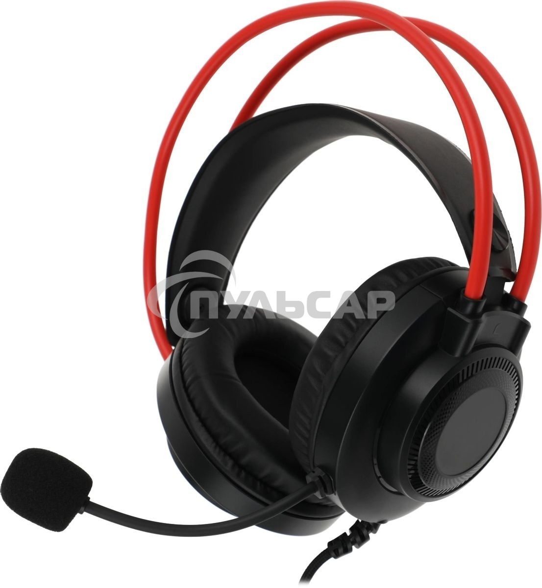 Наушники с микрофоном A4Tech Bloody G200S черный/красный 2м мониторные USB оголовье (G200S USB/ BLACK +RED)