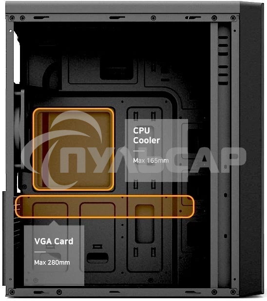 Компьютерный корпус Zalman ZM-T6 черный без БП ATX 1xUSB 2.0 1xUSB 3.0 audio bott PSU