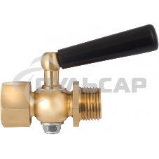 Кран трехходовой для манометра М20х1.5 ВН с фторопластовой прокладкой и натяжной гайкой