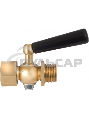 Кран трехходовой для манометра М20х1.5 ВН с фторопластовой прокладкой и натяжной гайкой