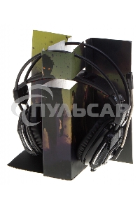 Наушники с микрофоном Oklick HS-L500G черный 2.2м мониторы оголовье