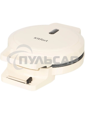Вафельница Kitfort КТ-1624 1000Вт белый