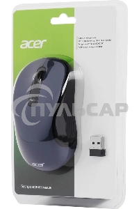 Мышь беспроводная Acer OMR306 черный/серый, 1600 dpi, радиоканал, USB, кнопки - 6