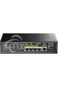 Коммутатор Cudy GS1005PTS1 (L2) 5x1Gbит/с 1SFP 4PoE+ 120W неуправляемый