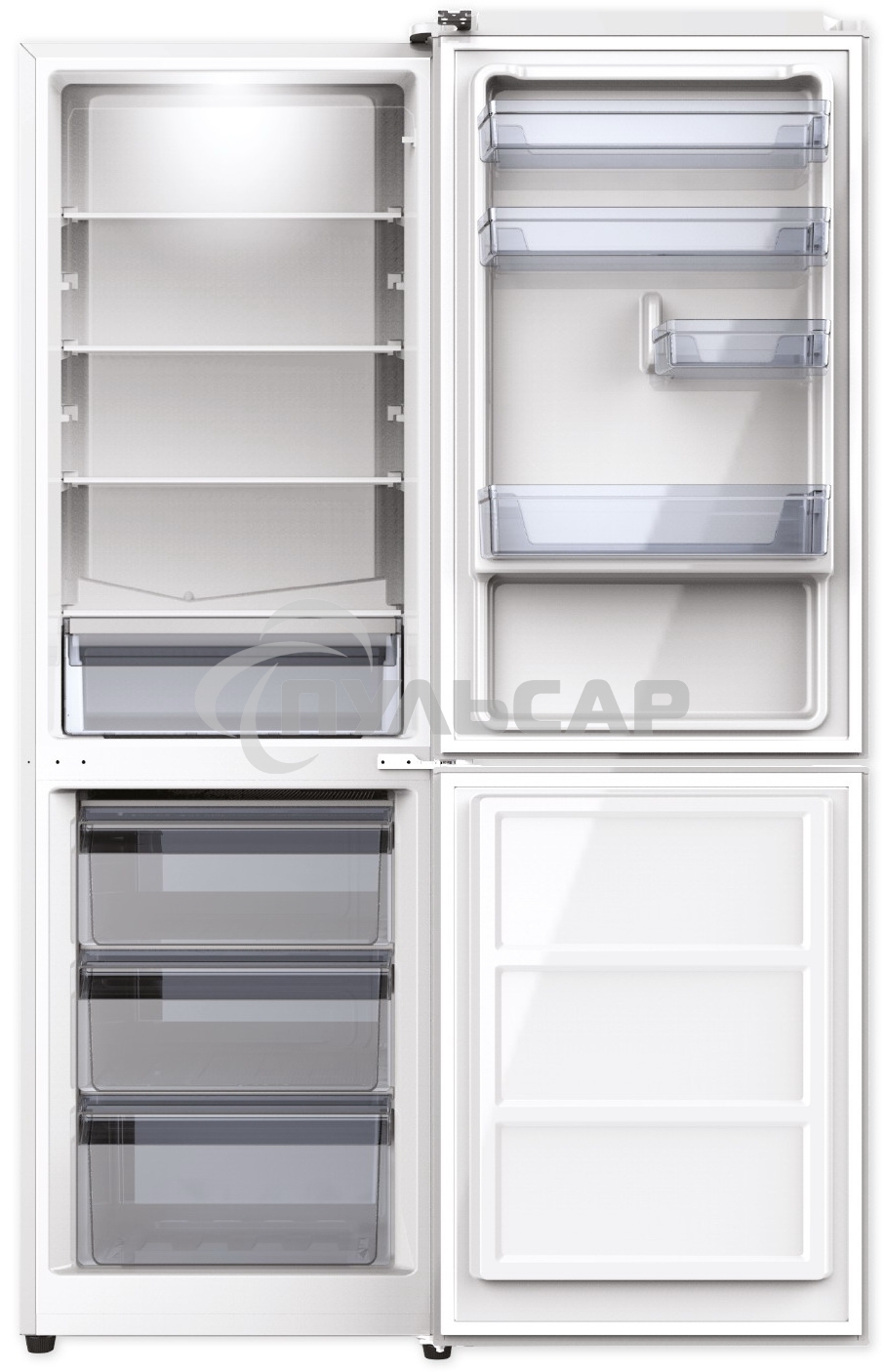 Холодильник ARDO RTH360296S2 серебристый двухкамерный 197/102л морозилка снизу