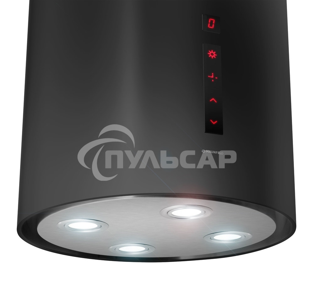 Вытяжка пристенная Maunfeld Lee Wall 39 черная, 38 см, 1000 куб. м/ч, 52 дБ (сенсор)