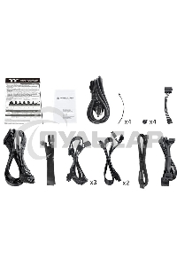 Блок питания Thermaltake Toughpower GF3 ARGB (PS-TPD-0750F4FAGE-1), 750Вт, 80 PLUS Gold, 140мм, модульный, черный