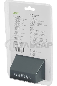 Мышь беспроводная Acer OMR306 черный/серый, 1600 dpi, радиоканал, USB, кнопки - 6