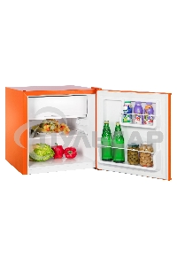 Холодильник Nordfrost NR 402 Or оранжевый однокамерный 49/11 л морозилка сверху, капельная система