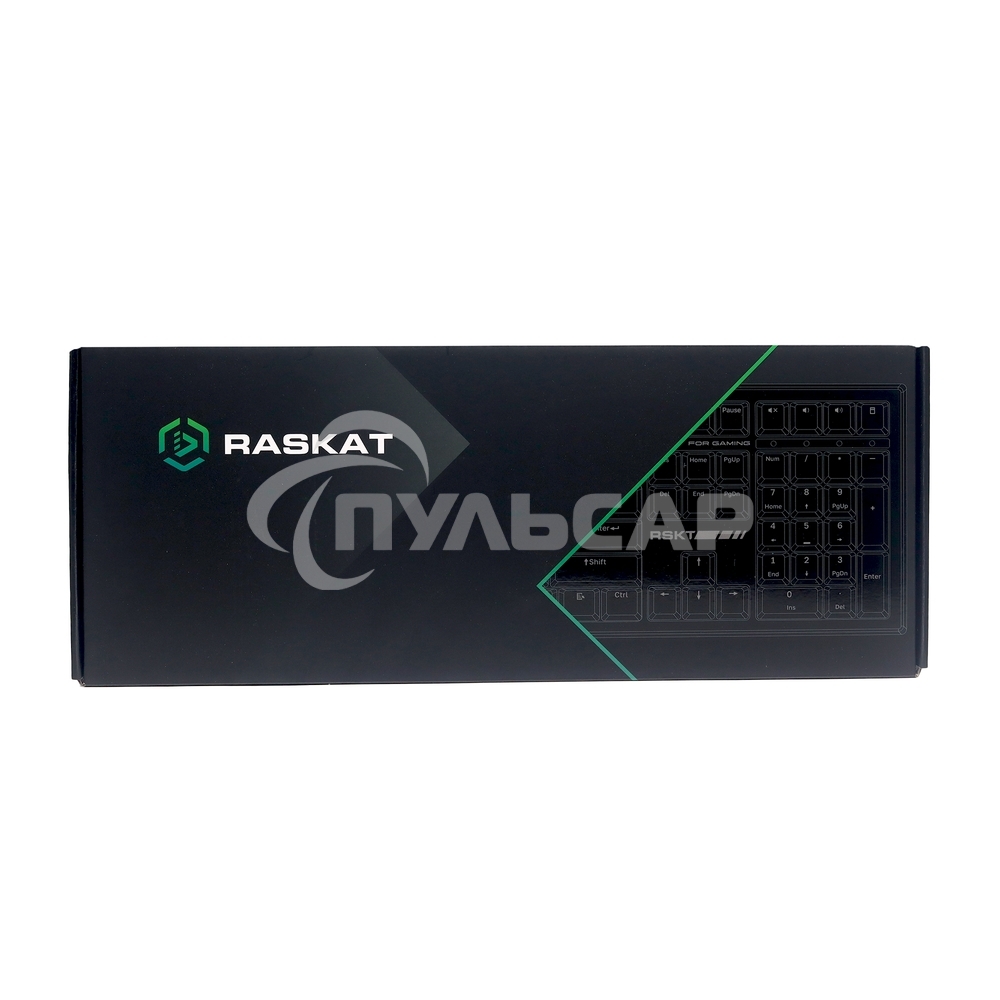 Клавиатура проводная Raskat KM002 GRAY, USB, серый