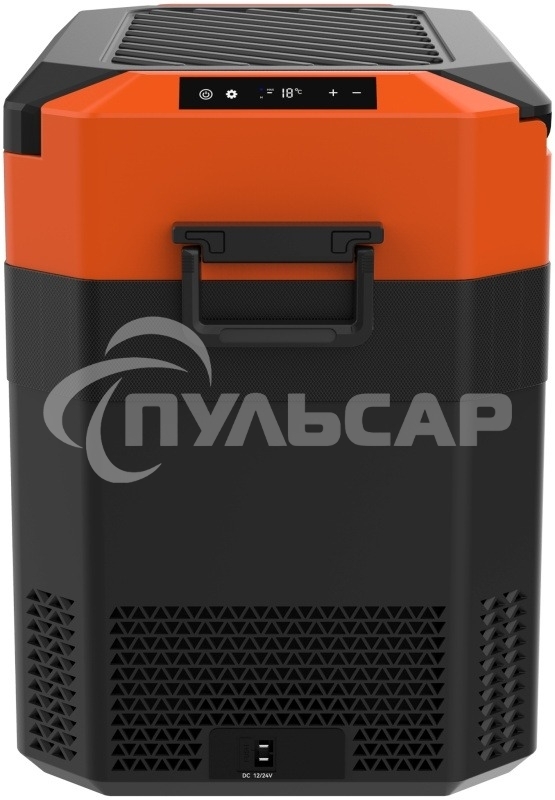 Холодильник автомобильный Бирюса НС-38P7 оранжево-черный