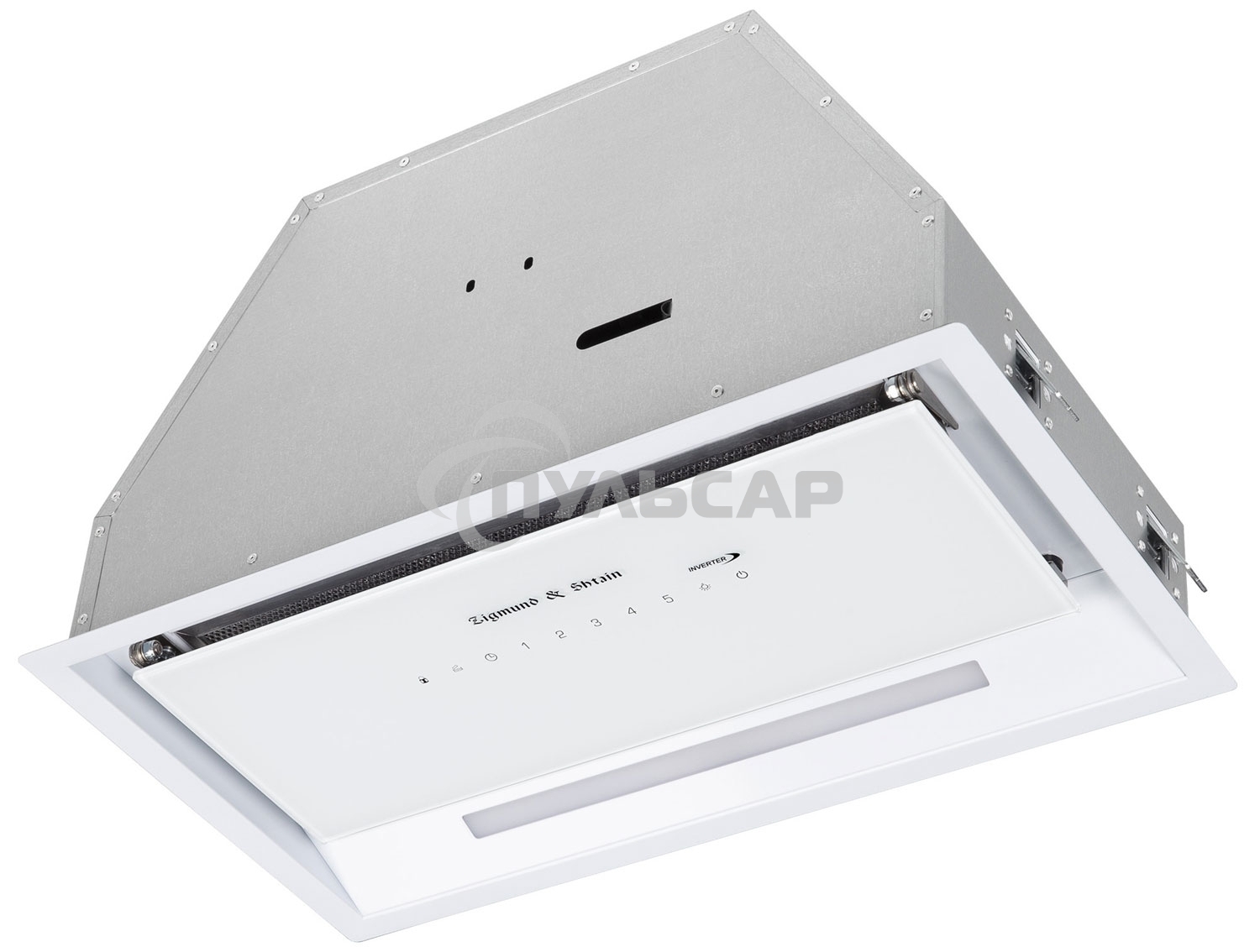 Вытяжка встраиваемая Zigmund & Shtain K 019.5 W белый, 50 см, 1050 куб. м/ч, 61.1 дБ