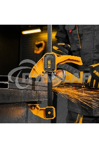 Струбцина Denzel F-образная, быстрозажимная, 600 х 80 мм, усиленный нейлоновый корпус