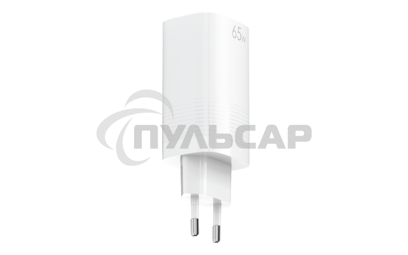 Сетевое зарядное устройство OLMIO 2Type-C/USB, 65W, 6A, QuickCharge3.0, PowerDelivery3.0, GAN