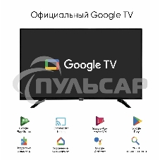 Телевизор Vesta 43'' 43V3500 черный UHD GoogleTV 2/16Gb