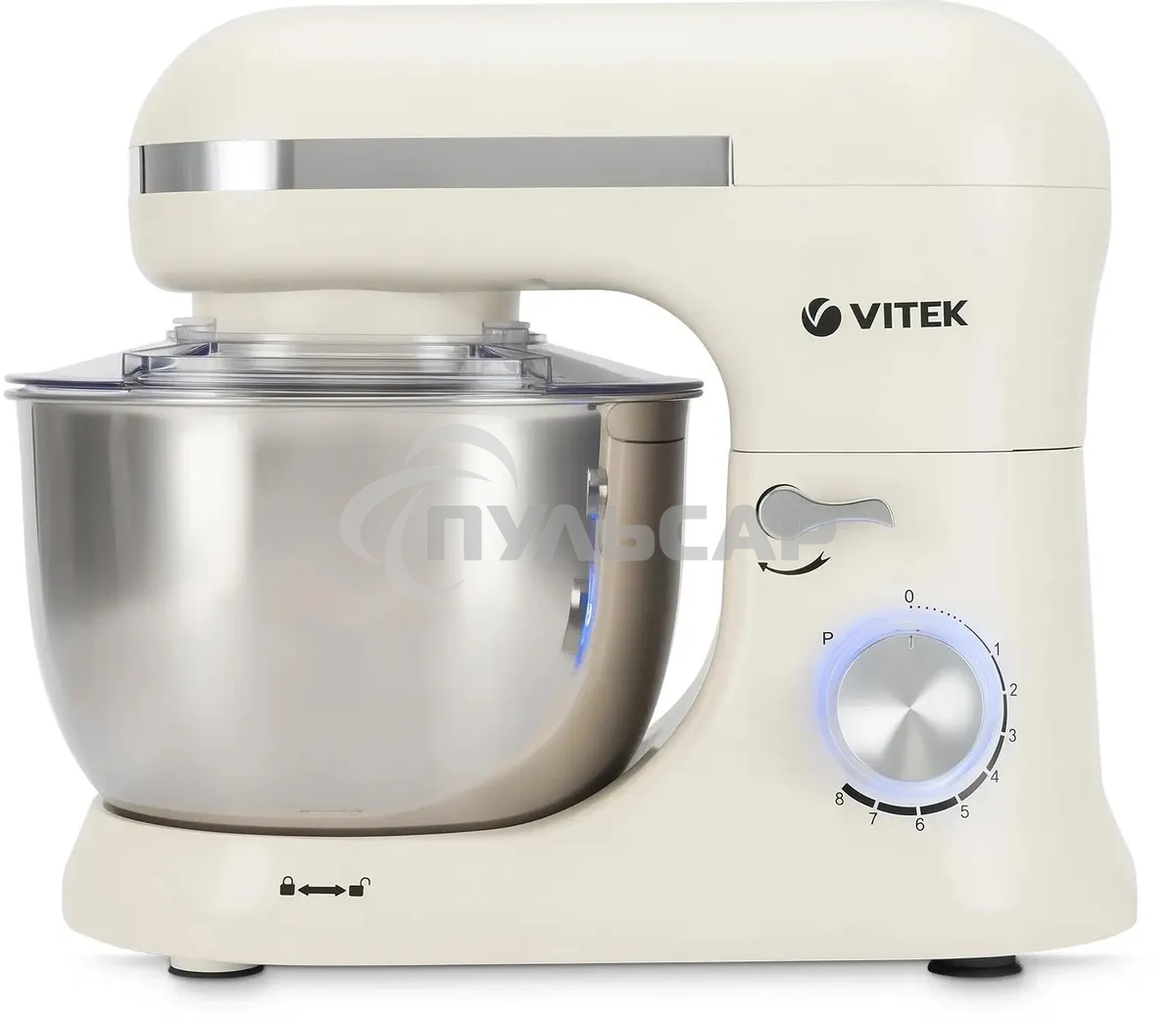 Миксер планетарный Vitek VT-PM0110 1500Вт кремовый
