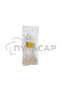 Хомут кабельный ИЭК UHH61-3-200-100 ХП1 3х200 белый с таб. 25х15 (уп.100 шт)