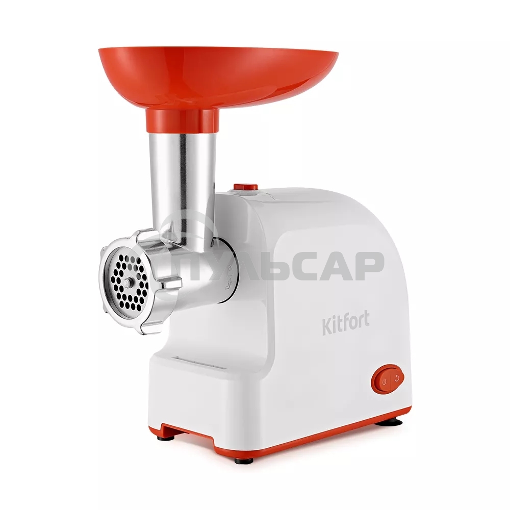 Мясорубка электрическая Kitfort КТ-2113-3 1000Вт белый/красный