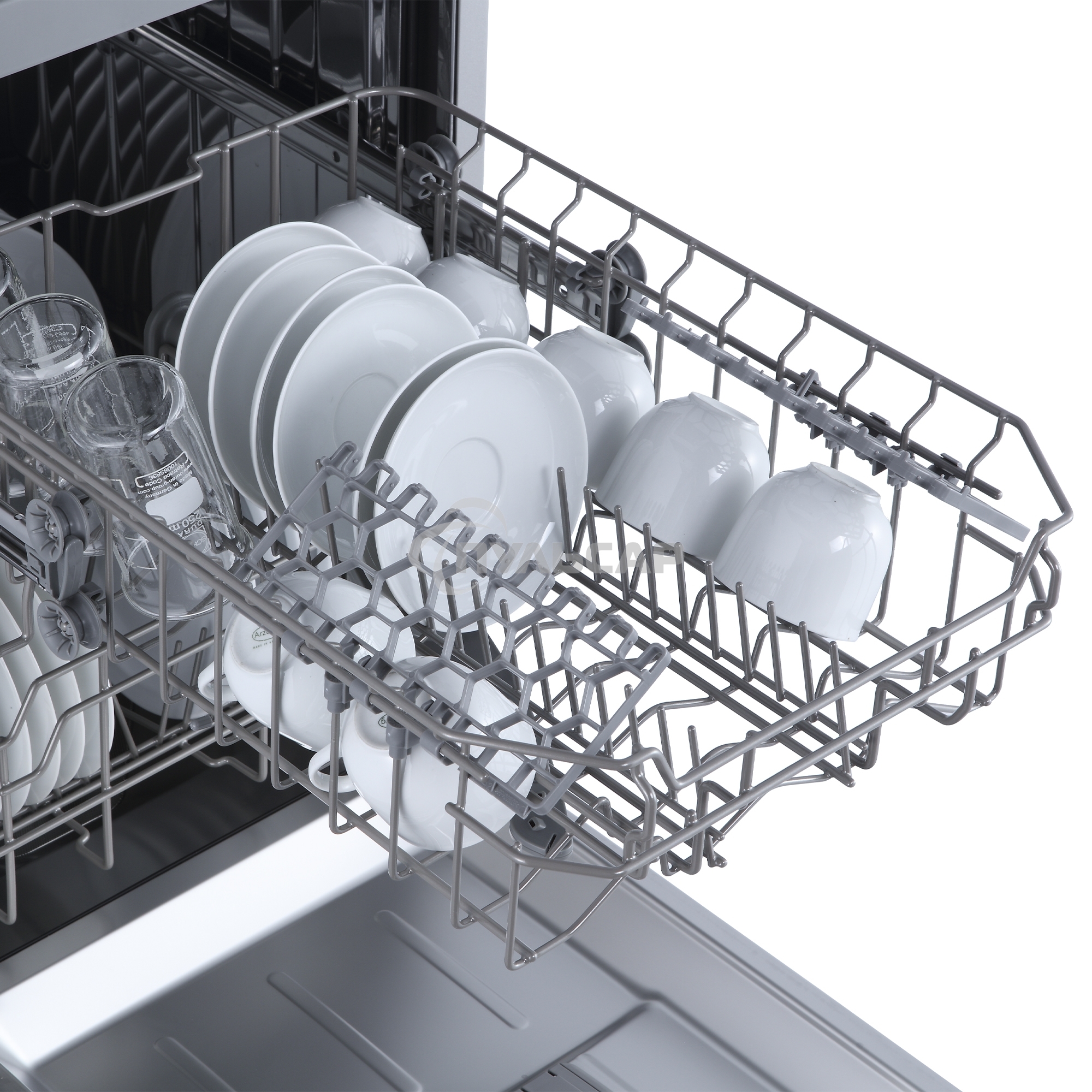 Посудомоечная машина Бирюса DWF-410/5 M, серый, 44.8 см, 10 компл., 49 дБ, класс A++