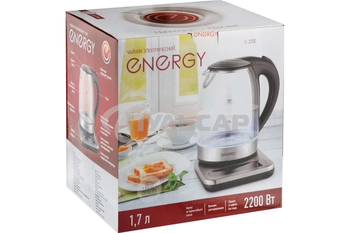 Чайник электрический ENERGY E-220E (164150)