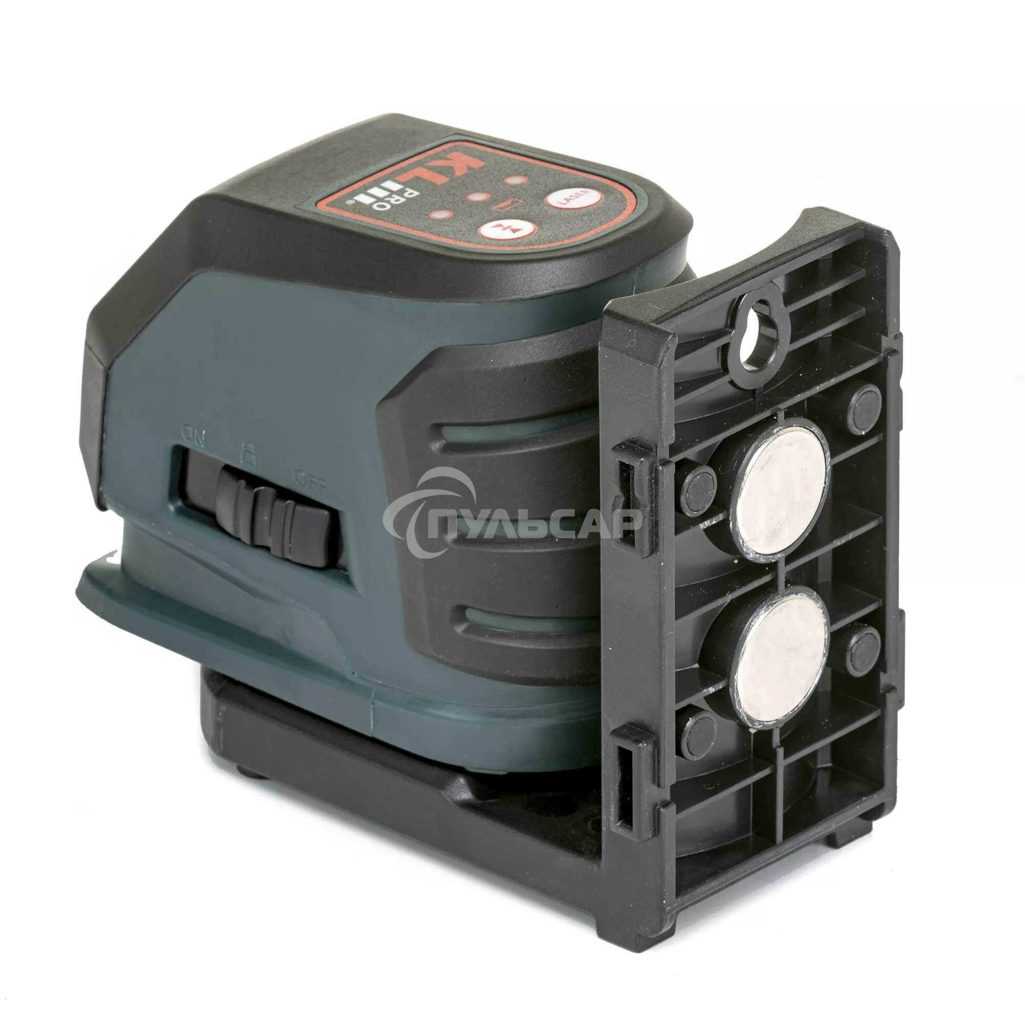 Профессиональный уровень лазерный линейный с автоматическим выравниванием KLPRO KLLZR118GL (горизонт, вертикаль, зеленый луч)