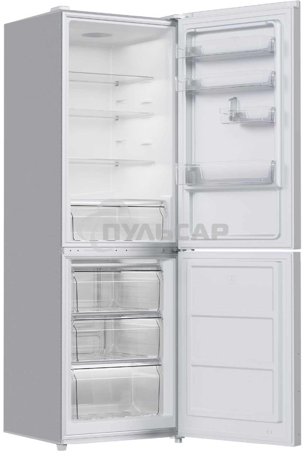 Холодильник ARDO RTH360296S2 серебристый двухкамерный 197/102л морозилка снизу