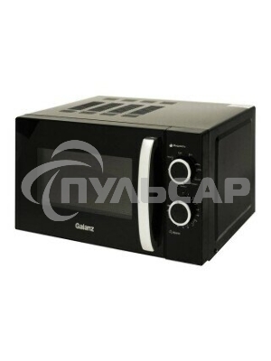 Микроволновая печь Galanz MOG-2009MB черный, 20 л, 700 Вт, переключатели - поворотный механизм