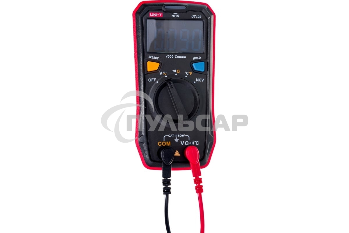 Мультиметр UNI-T Мультиметр UT123, 600В, 20МОм, карманный (0511237)