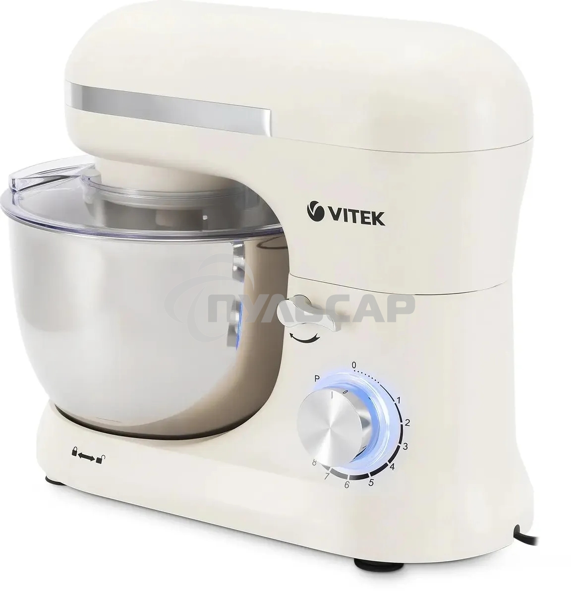 Миксер планетарный Vitek VT-PM0110 1500Вт кремовый