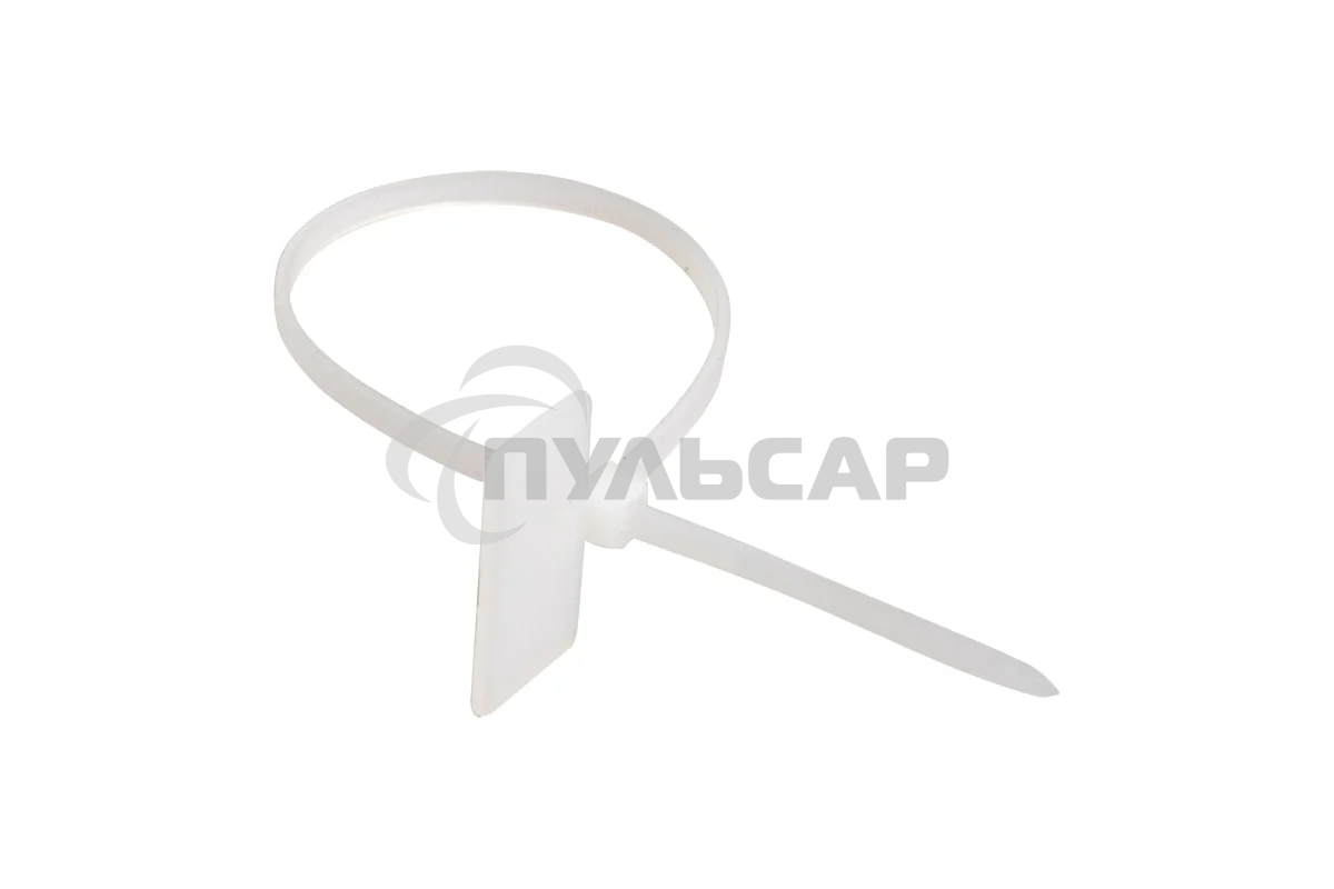 Хомут кабельный ИЭК UHH61-3-200-100 ХП1 3х200 белый с таб. 25х15 (уп.100 шт)