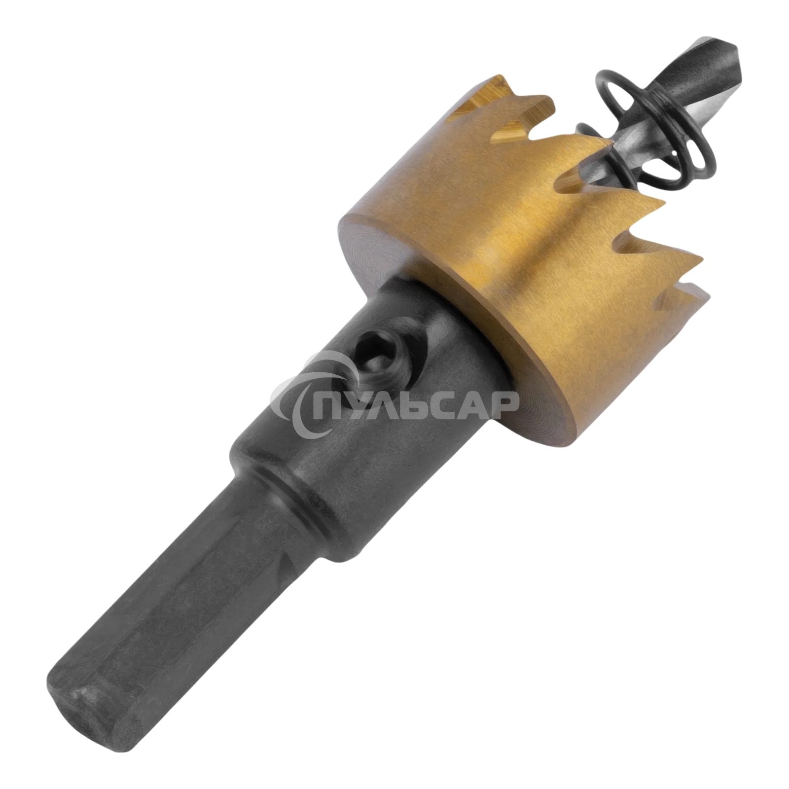 Коронка по металлу Denzel HSS, 22 мм, нитридтитановое покрытие