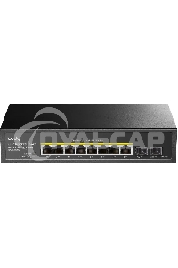 Коммутатор Cudy GS1008PS2 (L2) 8x1Gbит/с 2SFP 8PoE+ 120W неуправляемый