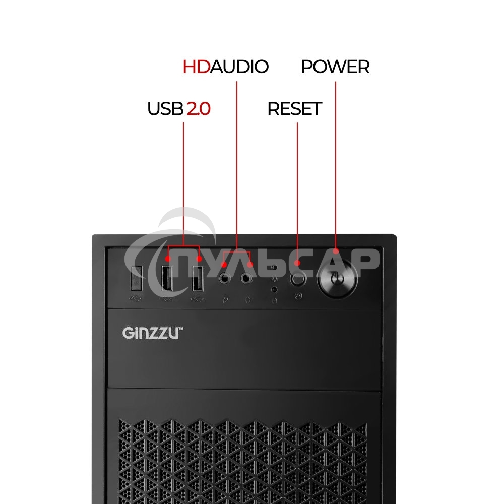 Компьютерный корпус Ginzzu A400 ATX