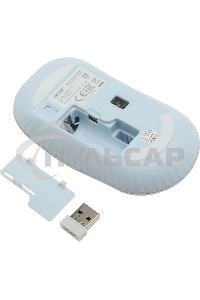 Комплект клавиатура + мышь Acer OCC205 беспроводной USB, 1200 dpi, белый/голубой