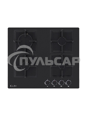 Газовая варочная панель LEX GVG 644A BBL независимая, черный