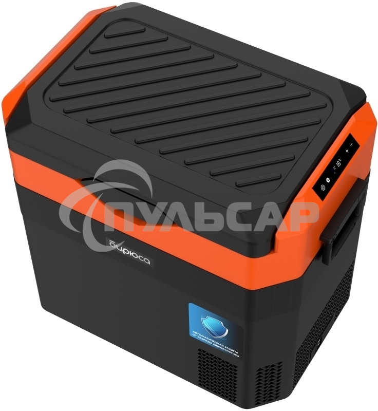 Холодильник автомобильный Бирюса НС-38P7 оранжево-черный