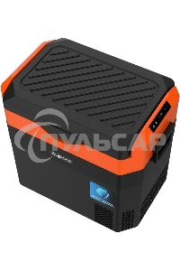 Холодильник автомобильный Бирюса НС-38P7 оранжево-черный