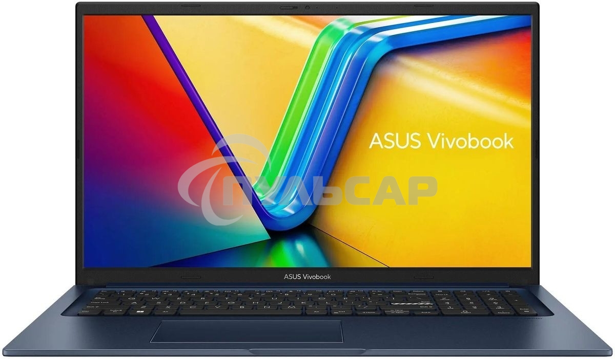 Ноутбук Asus Vivobook 17 X1704VA-AU853 синий Core 5 120U 16Gb SSD512Gb Intel Graphics 17.3