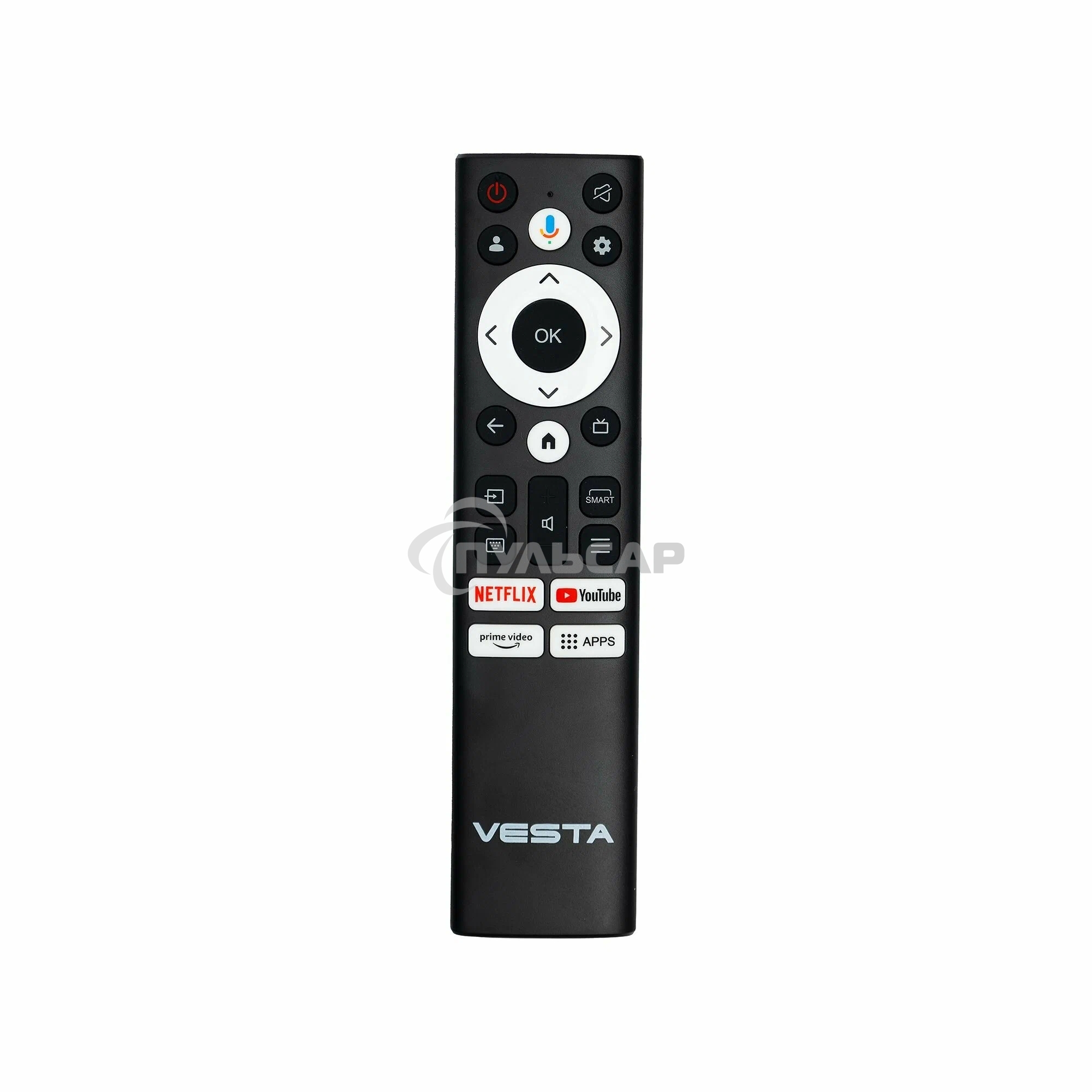 Телевизор Vesta 43'' 43V3500 черный UHD GoogleTV 2/16Gb
