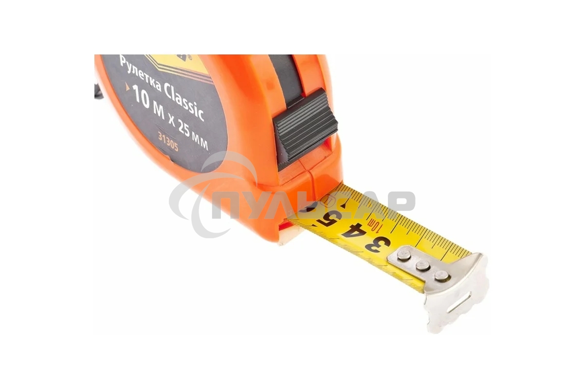 Рулетка Classic, 10 м х 25 мм, пластиковый корпус Sparta