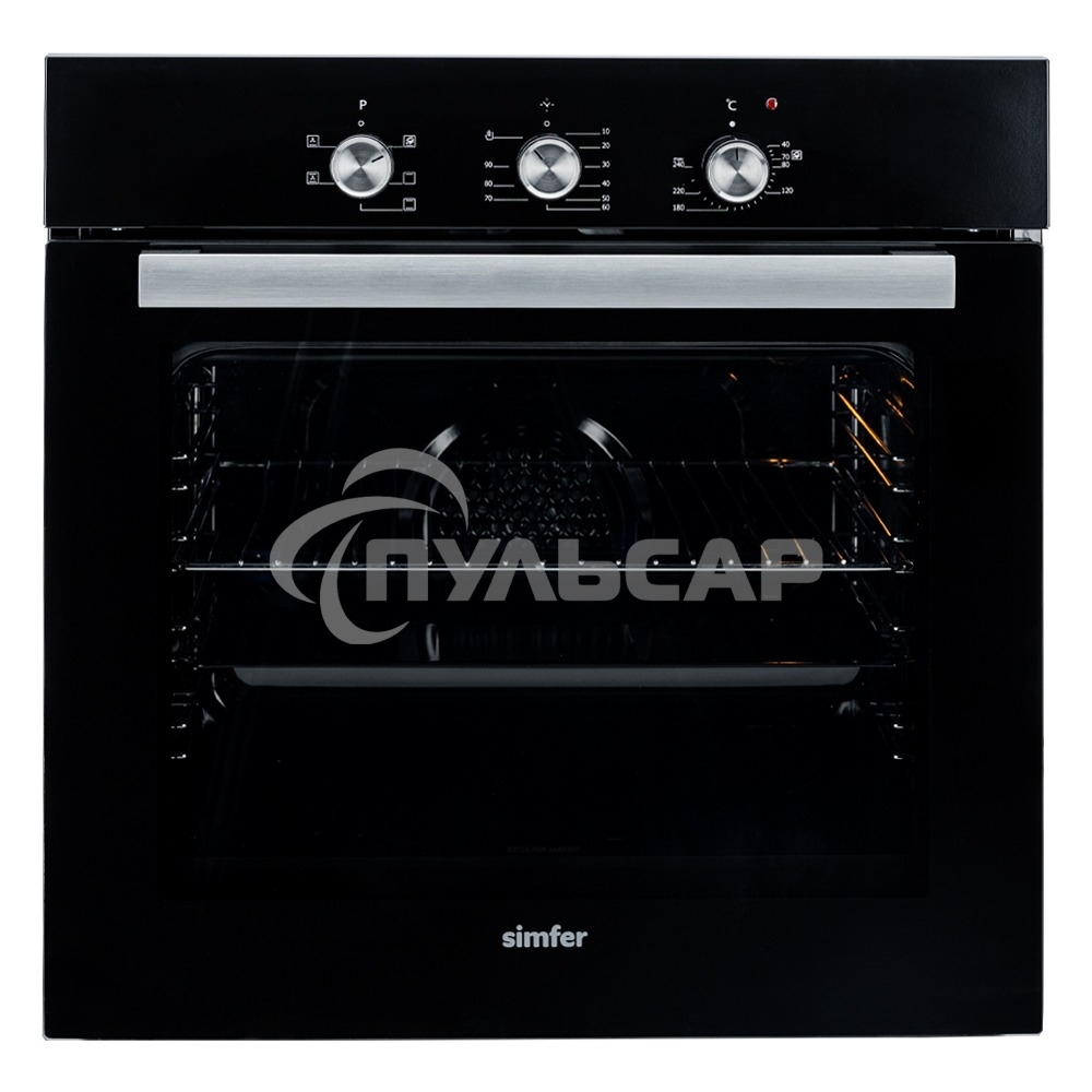Электрический духовой шкаф Simfer B6EB16023 черный