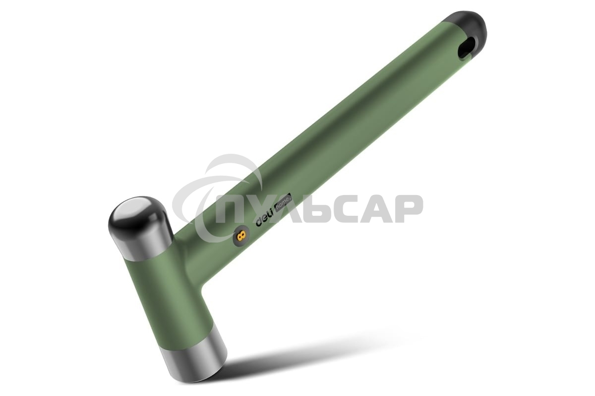 Ударно-рычажный инструмент молоток Deli Home Series Green HT7008L вес бойка 250гр, эксклюзивный дизайн, рукоятка из высококачественного софттач пластика