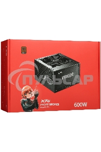 Блок питания ADATA XPG PROBE600B-BKCEU, 600Вт, 80 PLUS Bronze, 120мм, черный
