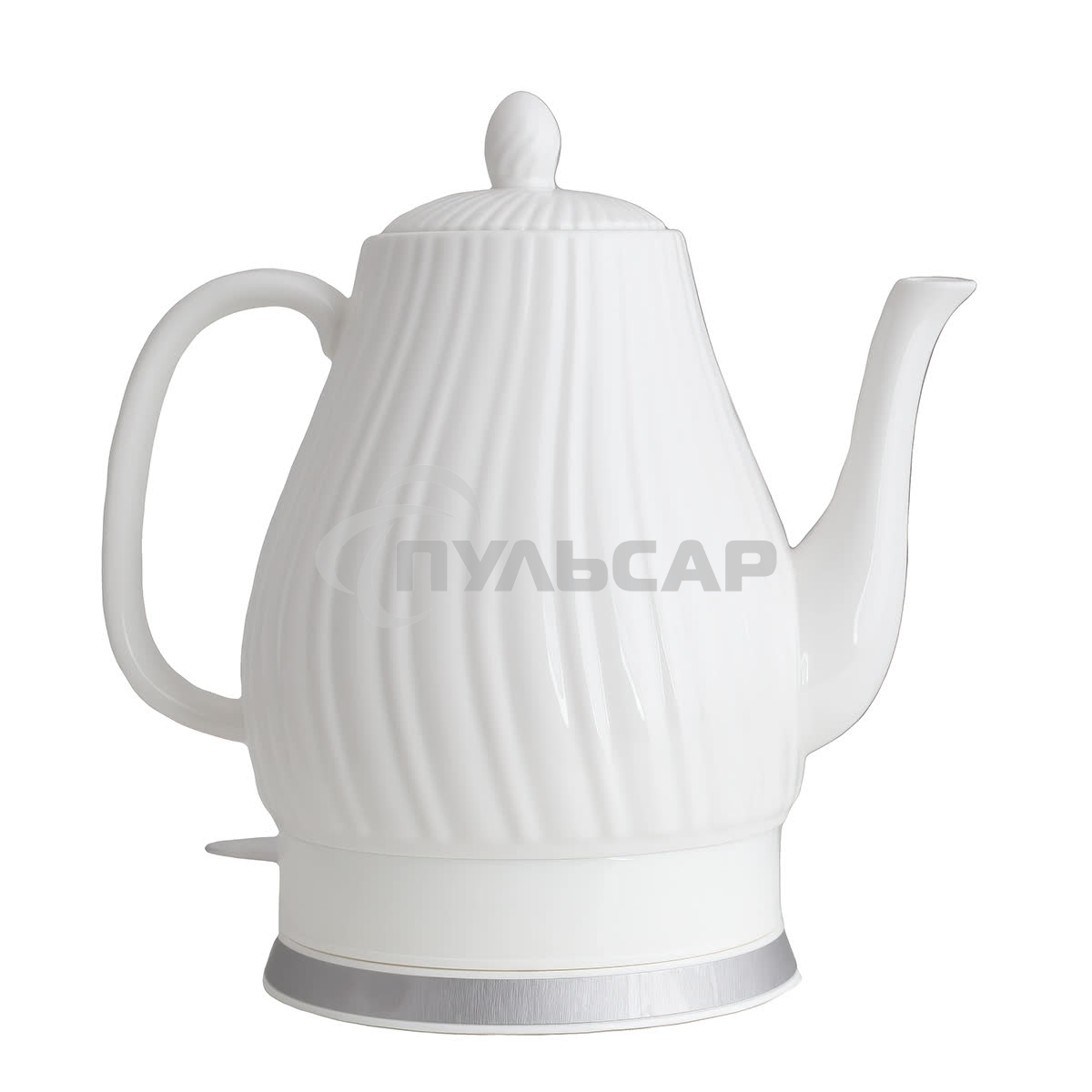 Чайник электрический Centek CT-0064 2.0л, 2150W, супербелая керамика, рельефный корпус