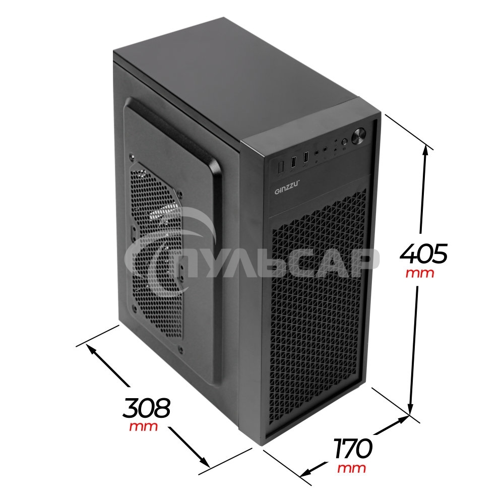 Компьютерный корпус Ginzzu A400 ATX